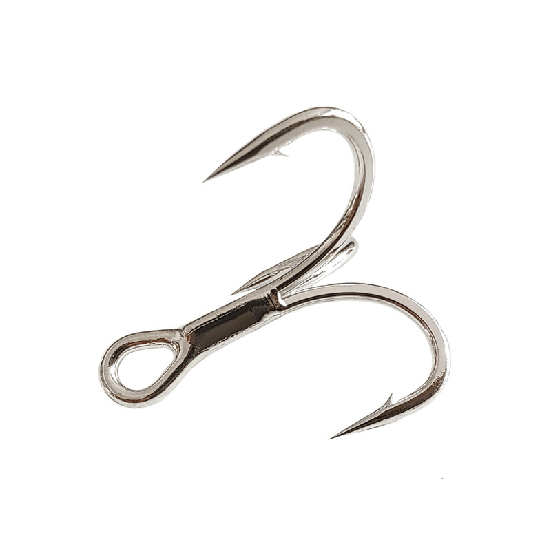 游山玩水 BT663 Four times enhanced K three-book hook K 鱤 鱤 bass dumb tin 6066-4x-np new rust-proof