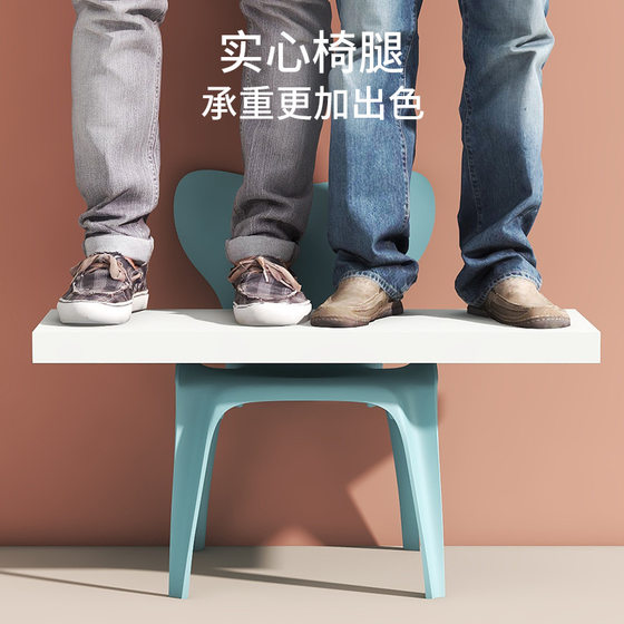 Plastic Small Stool Children's Round Bench Household Creative Chair Robust Reinforced Low Stool Cute Baby Cute Fun Chair
