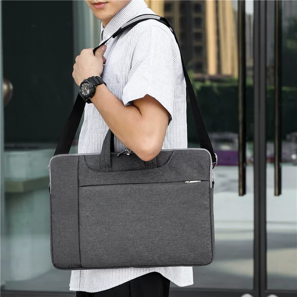 Simple Laptop Bag 13.3inch 14inch 15.6inch Waterproof and Wear-Resistant Laptop Bag Business Briefcase