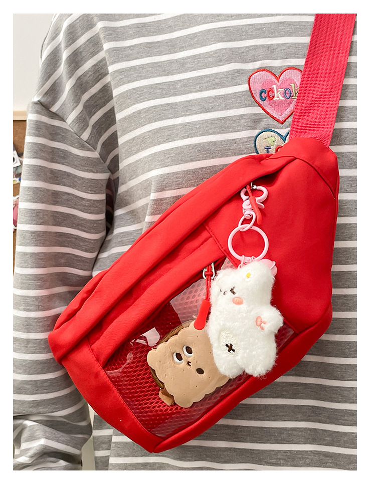 Japanese-style Instagram niche chest bags are selling well. Simple and versatile solid-color crossbody bags and Instagram student fresh single-shoulder bags are also selling well undefined
