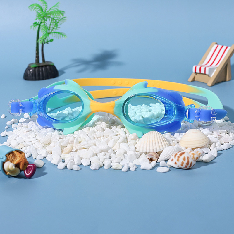 Gafas de Natación para Niños de Policarbonato Impermeables y Anti-empañamiento