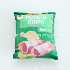 Pet Sound Toy Dog Toy Noisy Paper French Fries New Style Durable Chew Toy Tooth Cleaning Plush Toy Wholesale