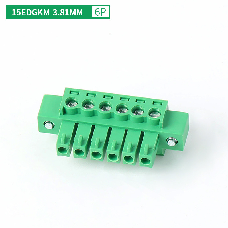 15edgk-3.8mmプラグインpcb端子ベンディングストレートソケット2/3/4/16p耳付フランジ|undefined