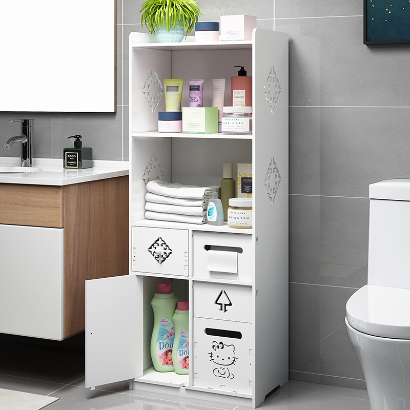 トイレの棚が床に落ちて穴を開けないでください。|undefined