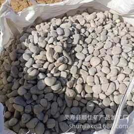 厂家供应变电站用5-8CM鹅卵石园林铺路河道护坡鹅卵石观景石头