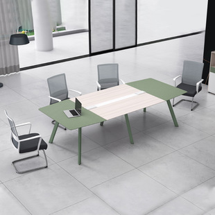 Large and Small Conference Tables, Curved Long Tables, Training Tables, Modern Simple Conference Room Long Tables, Foshan Wholesale