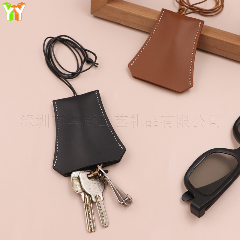 in stock Photo Pendulum Key Case Portable Neck Hanging Fashion Pendant Fashionable Youth All-match Pull Key Case