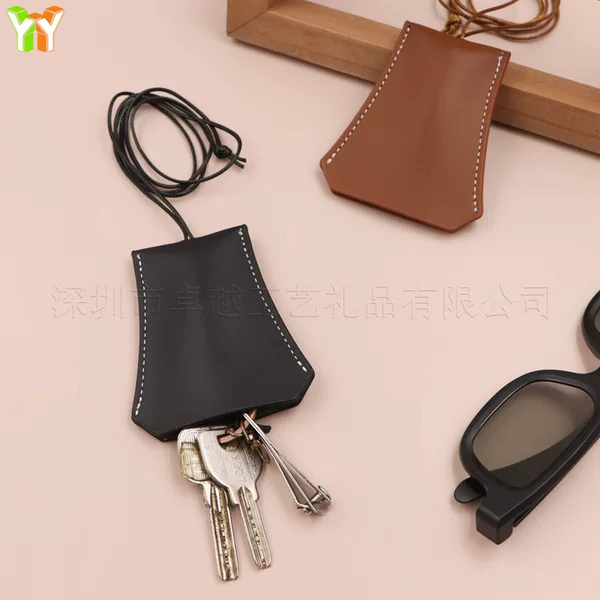 in stock Photo Pendulum Key Case Portable Neck Hanging Fashion Pendant Fashionable Youth All-match Pull Key Case