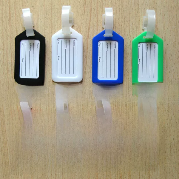 Factory direct luggage tag aircraft tag suitcase check card boarding card luggage tag 10 color postage
