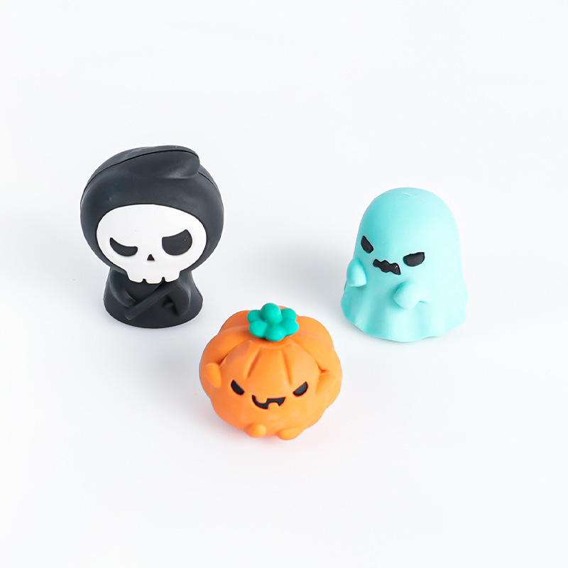 ハロウィンクリエイティブセット消しゴム学生ギフトカスが少ないミニスタイル漫画かわいい工場直接供給|undefined