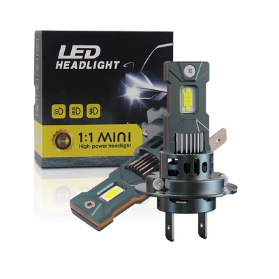 Məşhur Avtomobil LED Fənəri Fişli H7H4 Səssiz Ventilyator Güclü Ön İşıq 66 Vatt
