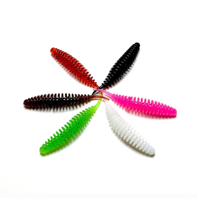 Luya soft bait, water dancing bubble insect, fake fishing bait, needle tail soft bait, bass and mandarin fish, root fishing, Luya bait, fake bait 5