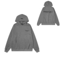 859 Dark Gray Heavy-Letter Hoodie