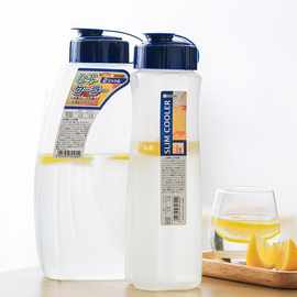 日本进口家用冷水壶大容量耐高温冰箱冷藏塑料饮料果汁壶耐用扎壶