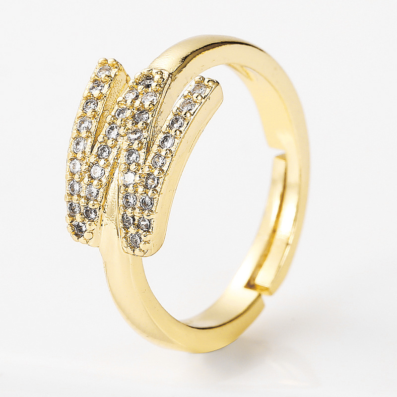 wholesale jewelry 26 English alphabet copper ring Nihaojewelrypicture14