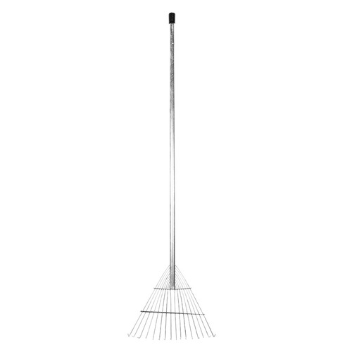 Agricultural grain drying hay rake, environmental protection garden clearing garbage and fallen leaves iron rake, steel pipe farm grass rake