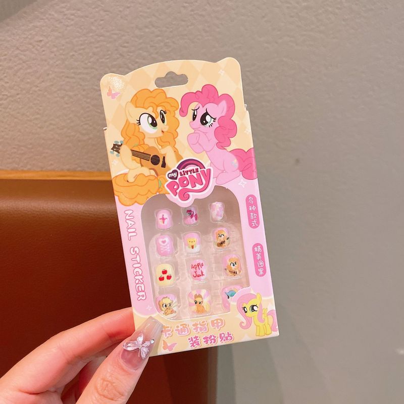 クロミ子供用ネイルステッカー女の子漫画ネイルアートステッカー取り外し可能な女の子ネイルステッカー甘くてかわいいウェアラブルネイル|undefined