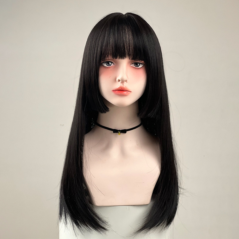 "Natural black" princess cut 60cm