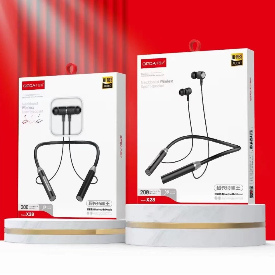 Silicone compatible headphones, bluetooth, x28, Android