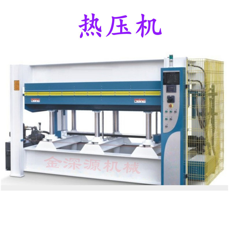 铝蜂窝板复合材料木门生态板材木皮贴面多层木工自动热压机压平机
