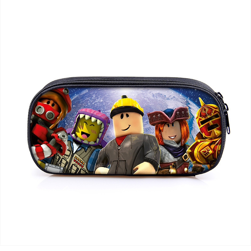 新しい roblox 単層鉛筆バッグ Roblox ポリエステル垂直正方形文具バッグ韓国語版子供の鉛筆バッグ|undefined