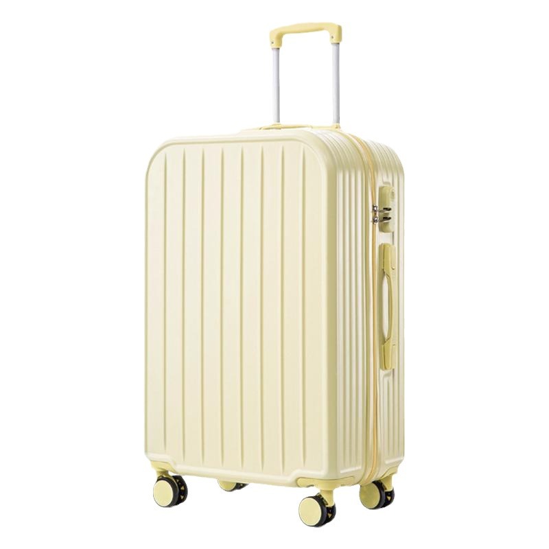 Maleta Maleta trolley nuevo para hombres y mujeres, maleta, rueda universal silenciosa para estudiantes, contraseña de 24 pulgadas, maleta de cuero de embarque 32