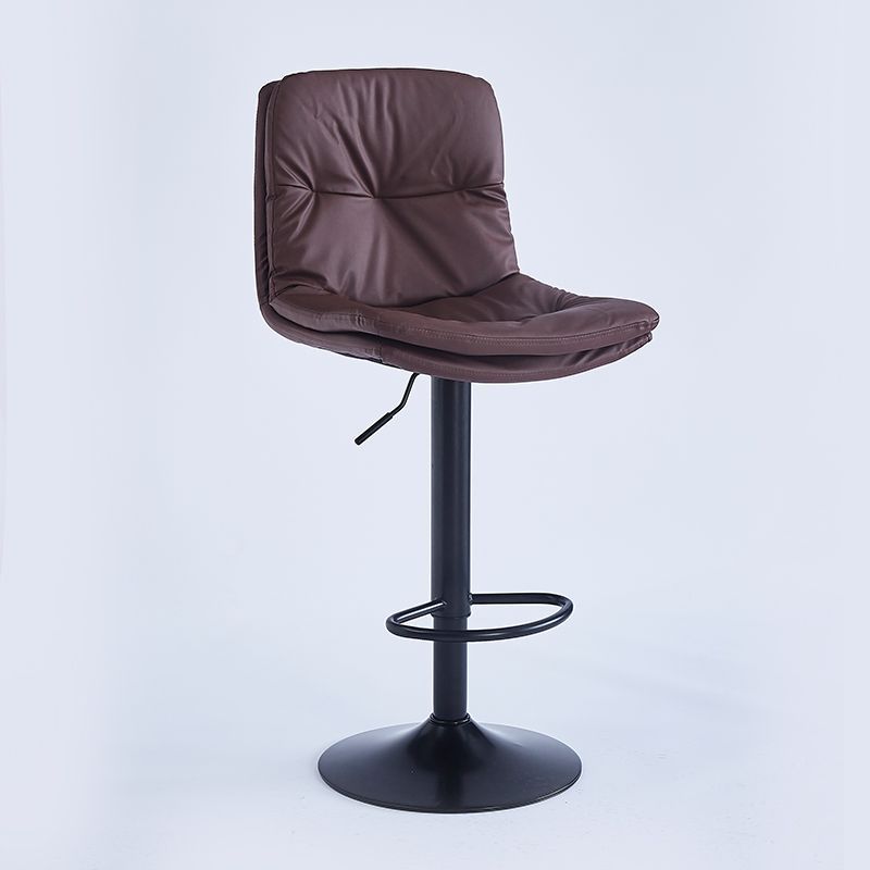 Silla de bar nórdica, respaldo moderno y simple, silla de bar de lujo, elevación y cajero giratorio, taburetes de bar altos. image 17