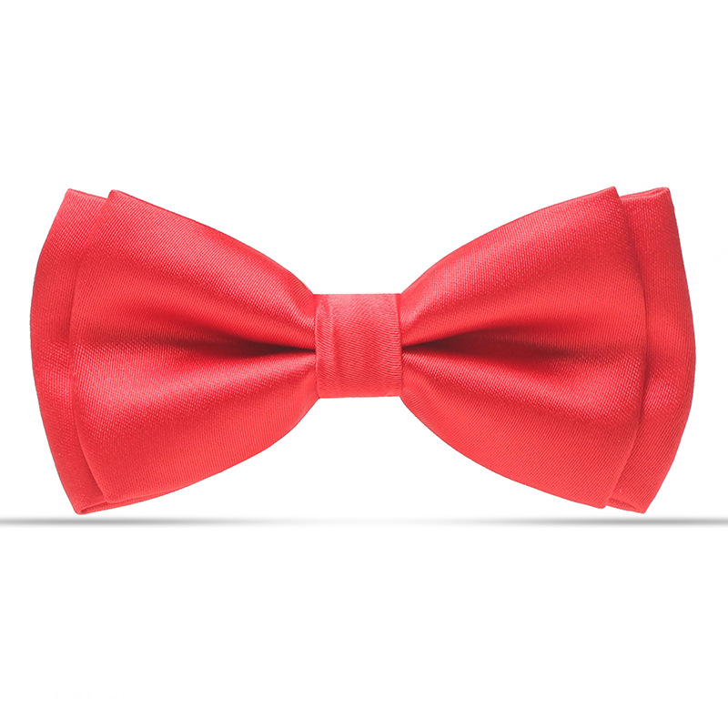 ↤↤↤큰 빨간색 광택 표면(상단이 짧고 하단이 길다) 나비넥타이 ↦=>=>=>