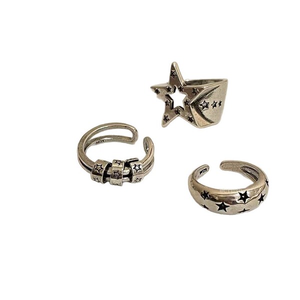 Retro one size fashionable elegant small design ring hip-hop style