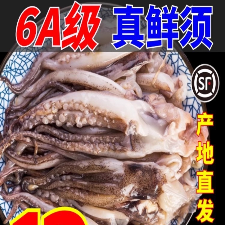 鱿鱼须批发脆口冰鲜鱿鱼冷冻大鱿鱼足章鱼足一整2批发