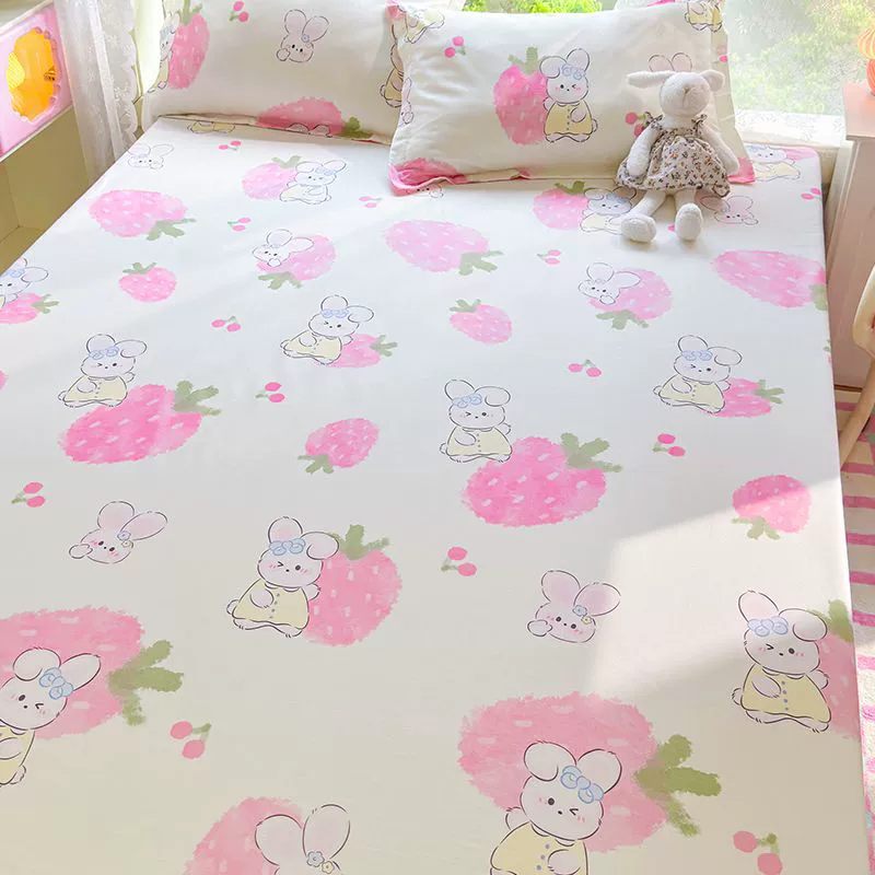 Детская простыня из хлопка с рисунком, 1,5 м