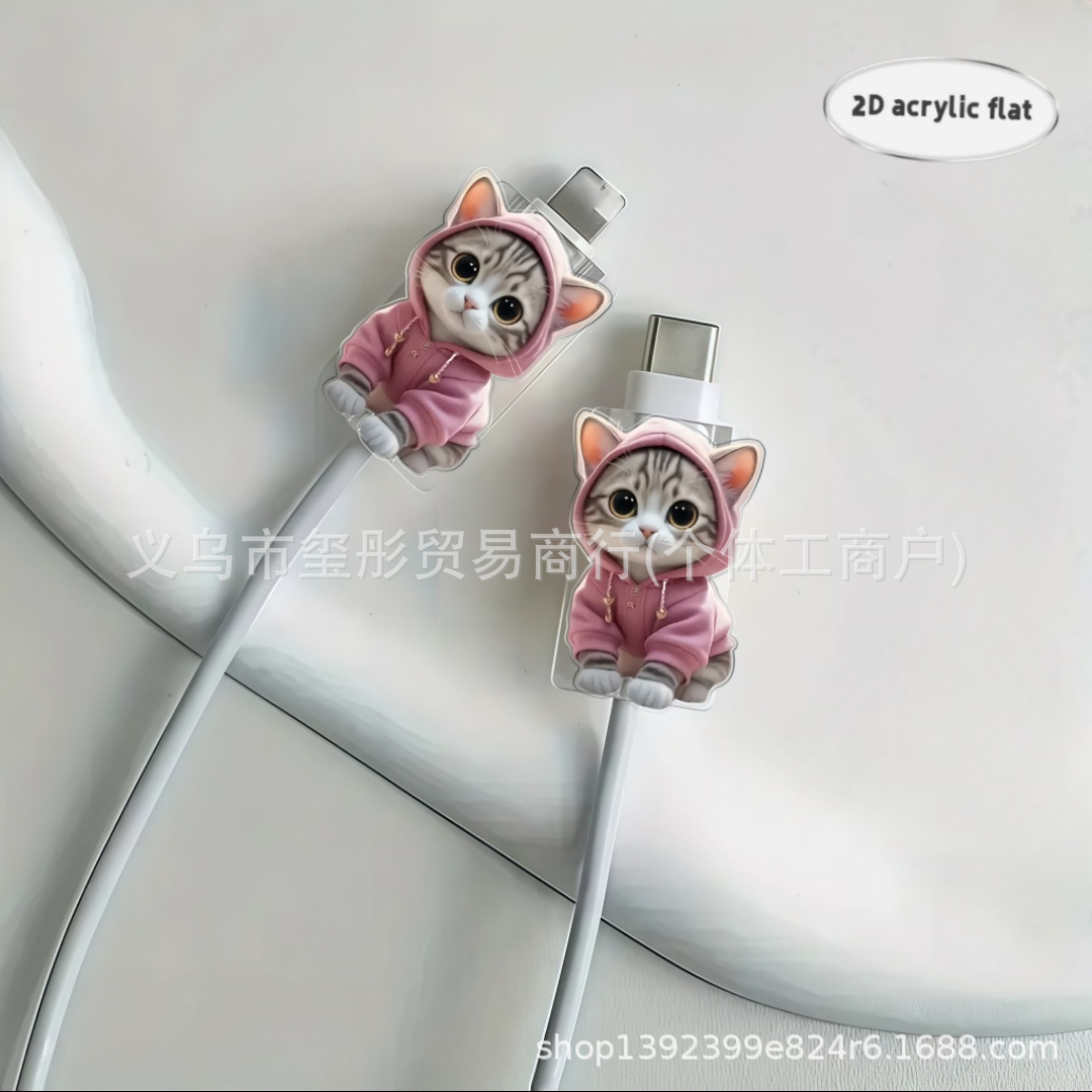 Nuevos cables de carga acrílicos decorados para Apple Lightning y Type-c
