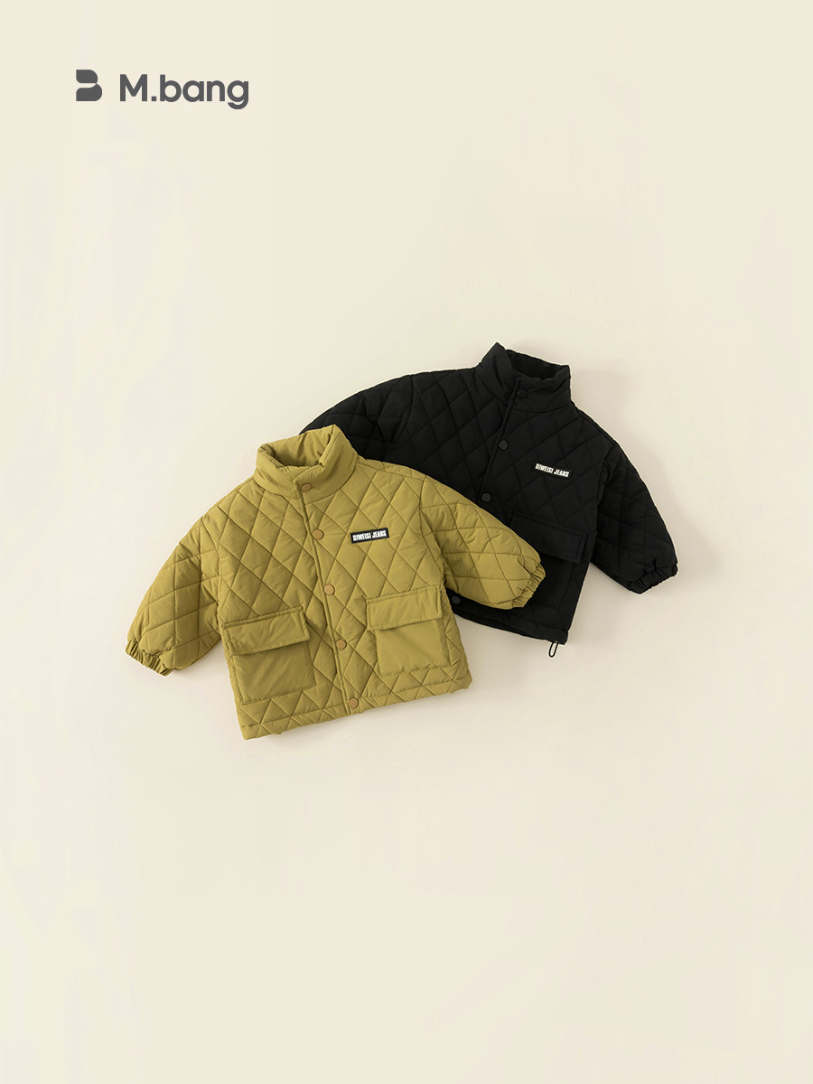 Ropa Infantil Youbao, Chaqueta Acolchada de Algodón para Niños, Cárdigan para Niños Pequeños, Abrigo Grueso para Niñas, Ropa de Algodón para Niños Otoño e Invierno DY82046