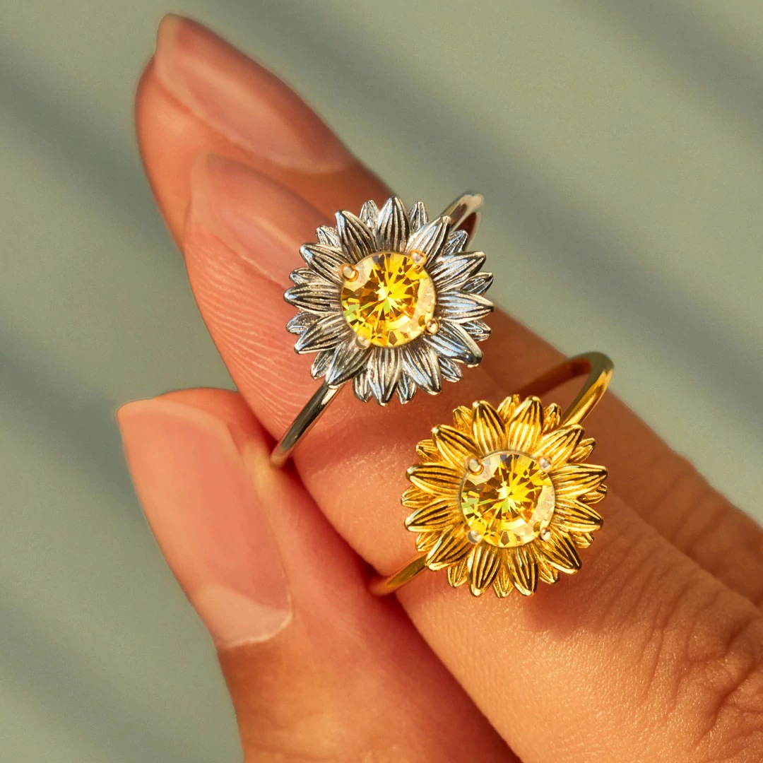 12g Weight Rings Classification 1 Piece Quantity 925 Sterling Silver Flower Rings