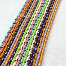 现货伞绳3mmmiu家包芯间色拉链头拉头DIY手工编织跳点编织圆绳