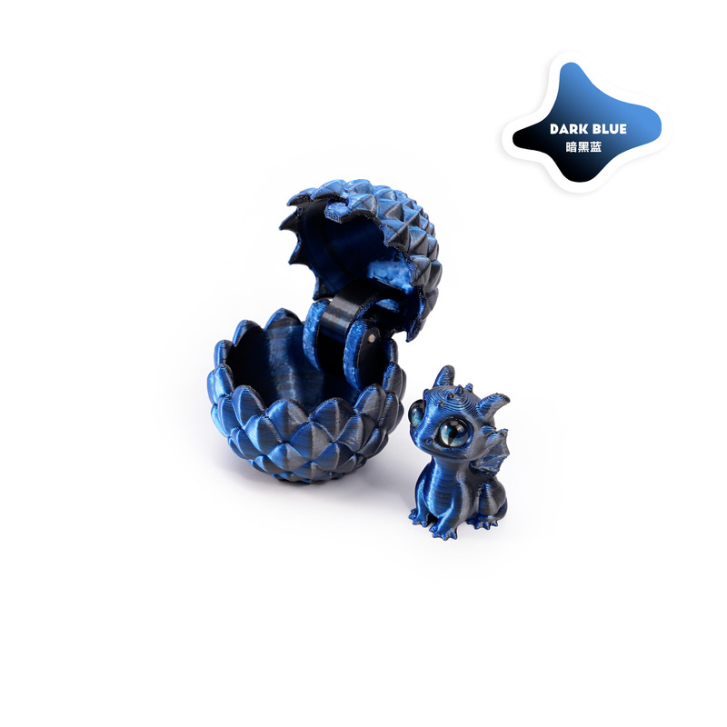 3Dプリント開閉ドラゴンエッグセット、かわいいペットドラゴンオーナメント、手作りギフト、組み立てられたカラフルな装飾、クリエイティブでトレンディなおもちゃ|undefined