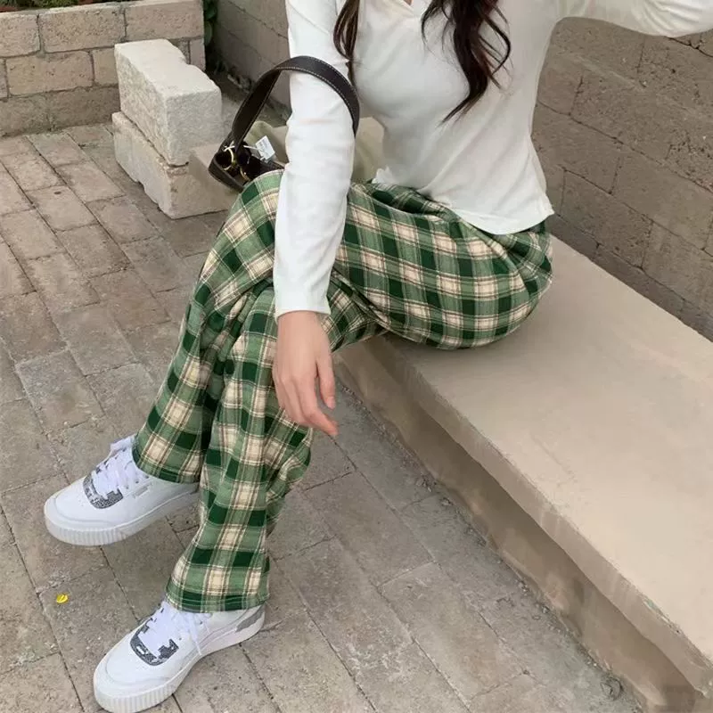  Velvet keep warm trousers, high waist