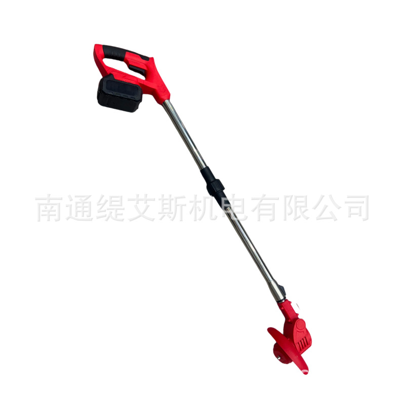 Cortadora de césped eléctrica plegable de 21V transfronteriza, deshierbe agrícola multifuncional recargable para el hogar, cortadora de césped de batería de litio inalámbrica