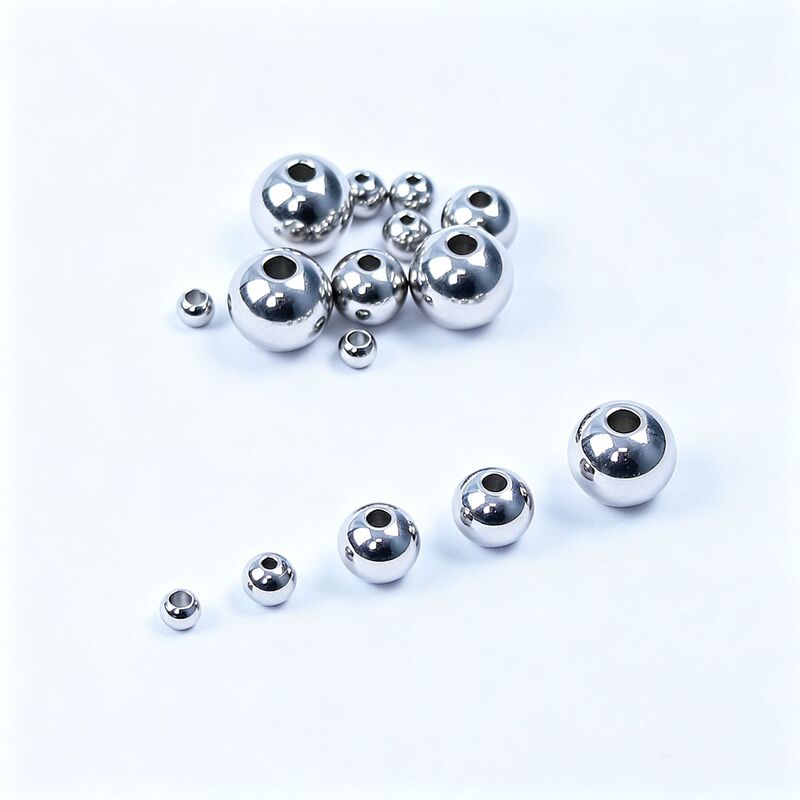 Steel Beads, Stainless Steel Perforated Beads, DIY Jewelry Accessories, Loose Beads, Titanium Steel Beads, Solid Beads, Spacer Beads Wholesale Steel Beads, Stainless Steel Perforated Beads, DIY Jewelry Accessories, Loose Beads, Titanium Steel Beads, Solid Beads, Spacer Beads Wholesale