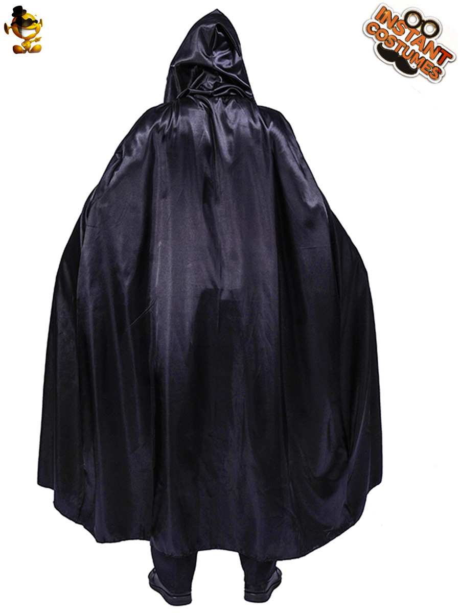 Halloween hombres adultos capa de vampiro Halloween grandes hombres de la muerte de rol capa de fiesta disfraz