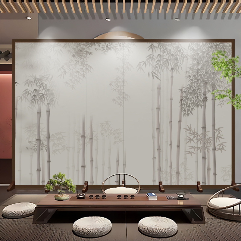Pantalla de estilo chino sala de estar puerta de entrada cubierta oficina hotel paisaje pintura plegable pantalla plegable móvil clásica