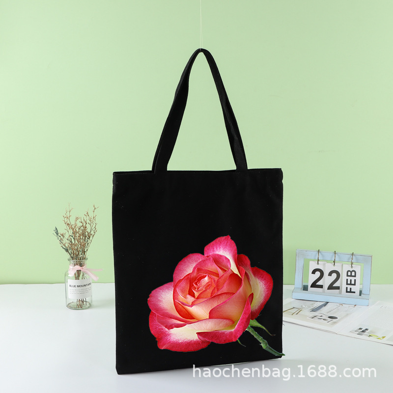 厂家单肩棉帆布袋有底无侧白色礼品棉布袋收纳手提袋定 制logo