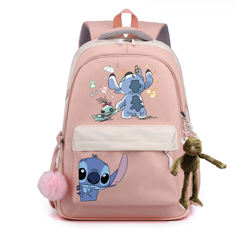 2024 encantador patrón de dibujos animados Stevie / Boy mochila escolar mochila de moda casual para hombres y mujeres