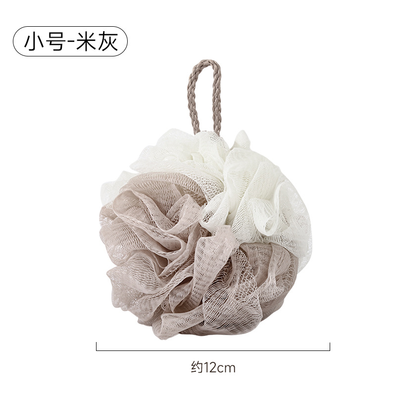 Bola de baño no dispersa grande de alta gama, flor de baño, lindo baño, baño de burbujas, toalla de baño de flores de baño femenina