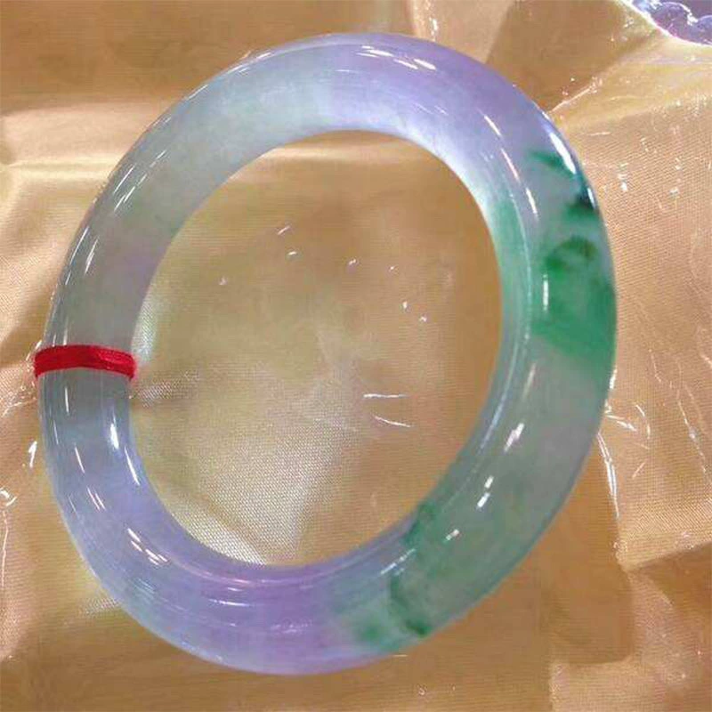 Браслет из нефрита весеннего цвета из высокого ледяного стекла, браслет из натурального нефрита Old Pit, элитный браслет для мамы