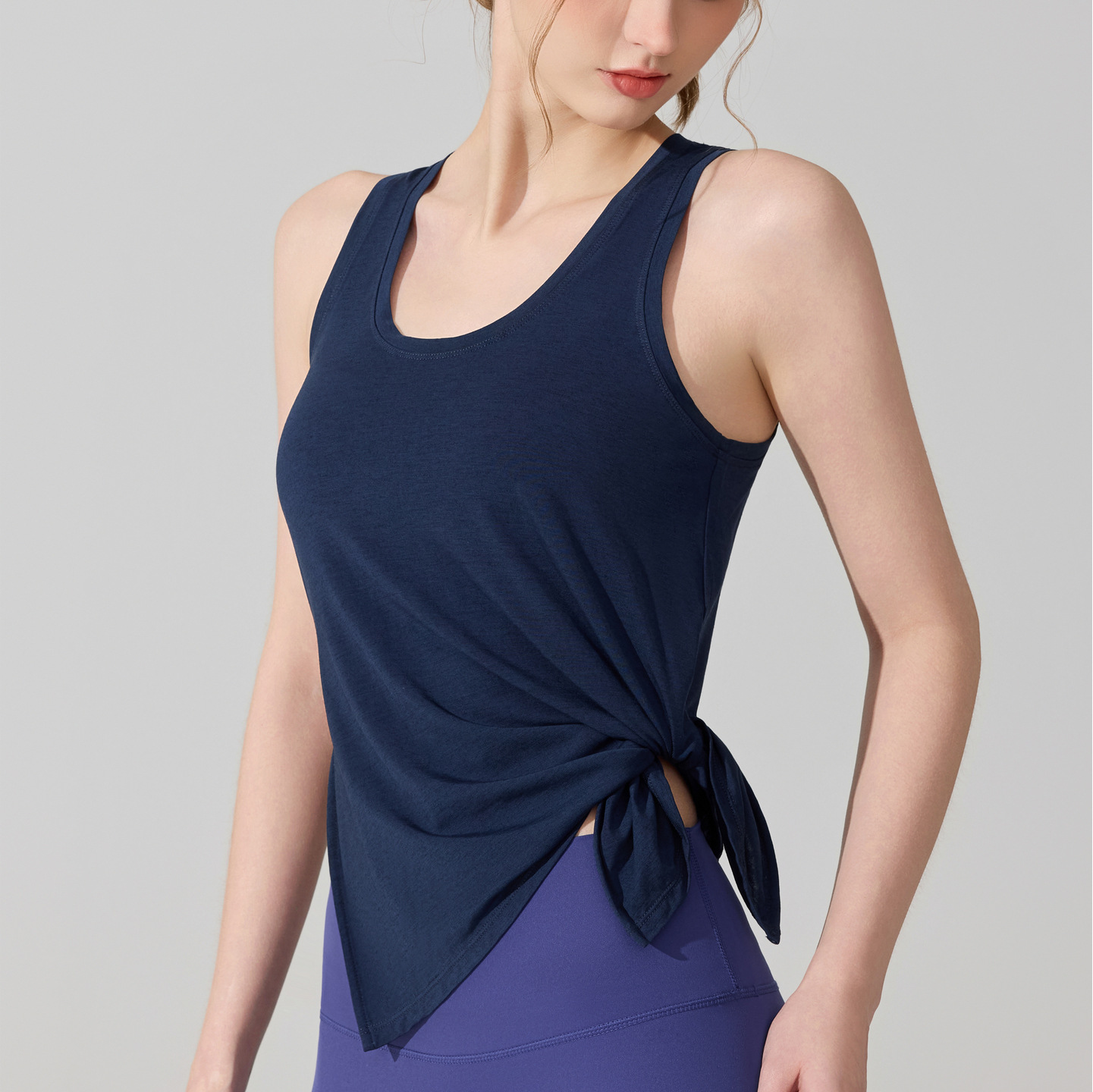 Europa y América deportivo chaleco de acondicionamiento rápido secado ventilador camiseta deportiva sin mangas camiseta de correr pilates ropa de yoga blusa
