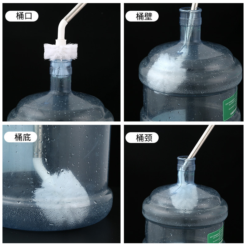 Creative bucket, plastic spherical hygienic brush
