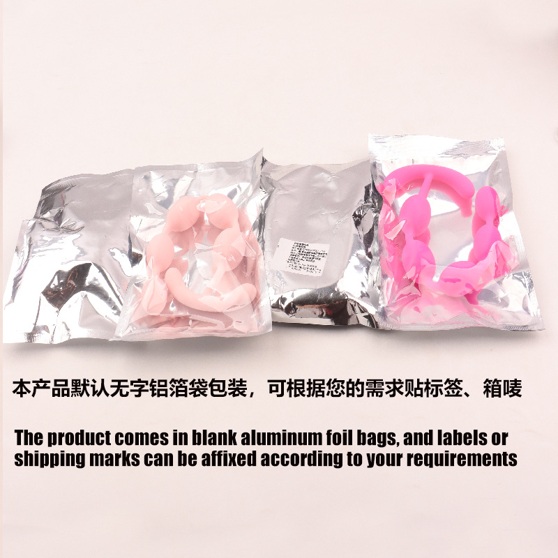 Silicone Anal Bead Toy, Wearable Design for Adults, Black YN-906 — detail image 1