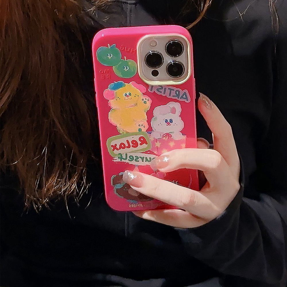 Protective Phone Case For Iphone Doodle Oil Painting Design_voghion.com