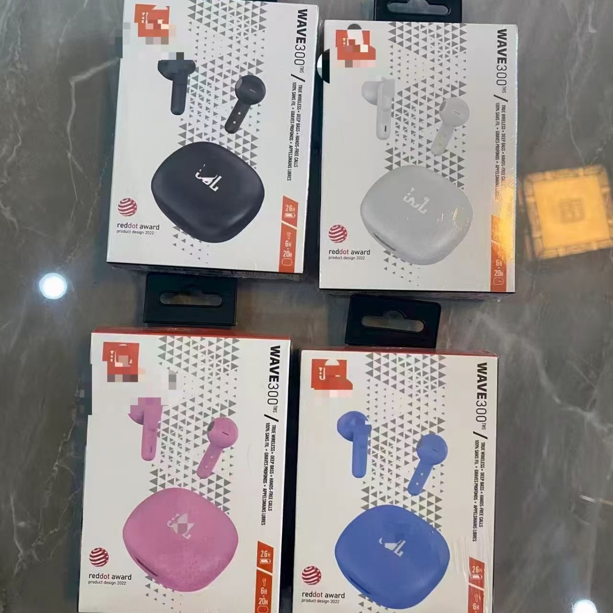 WAVE300 True Wireless Bluetooth Earphones Noise-Cancelling In-Ear Headphones for Calls and Music Wholesale W300 Noise-Cancelling Bluetooth Earphones